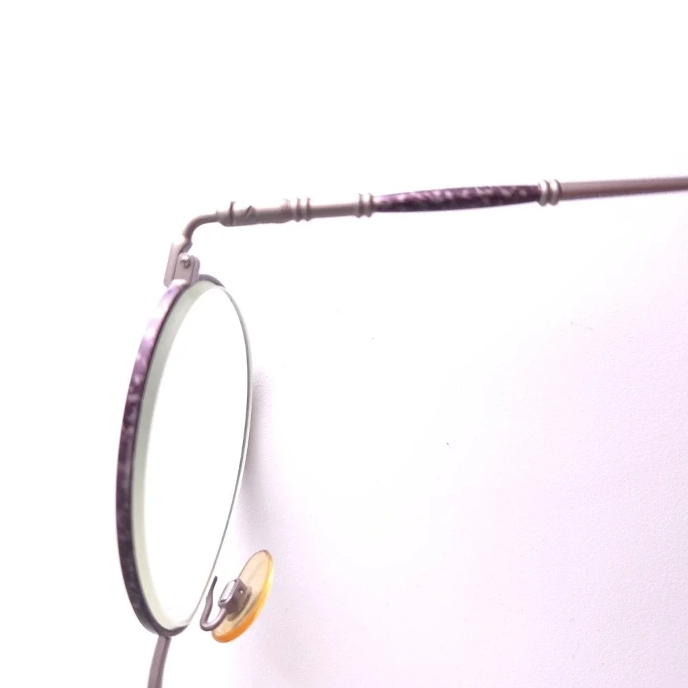 Anne Klein II 6003 K1054 Silver Violet Purple Metal Glasses Frames 50-19-135